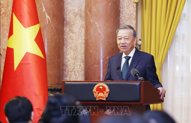 Tổng Bí thư, Chủ tịch nước Tô Lâm gặp mặt các doanh nhân tiêu biểu