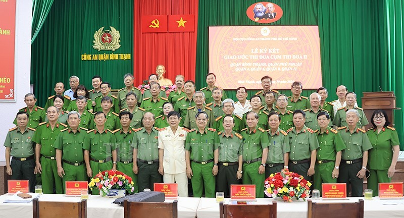 Cụm thi đua II, Hội Cựu Công an nhân dân TPHCM ký kết giao ước thi đua