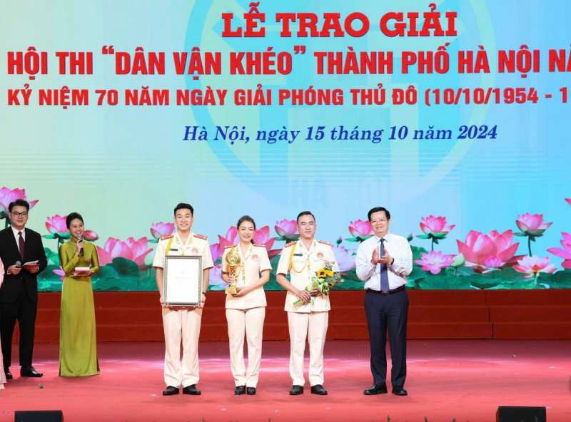 Công an Hà Nội đoạt giải Xuất sắc Hội thi “Dân vận khéo” TP Hà Nội năm 2024 -0