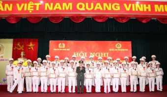 Tuyên dương cựu Công an Quảng Ninh có nhiều thành tích nổi bật tại cơ sở