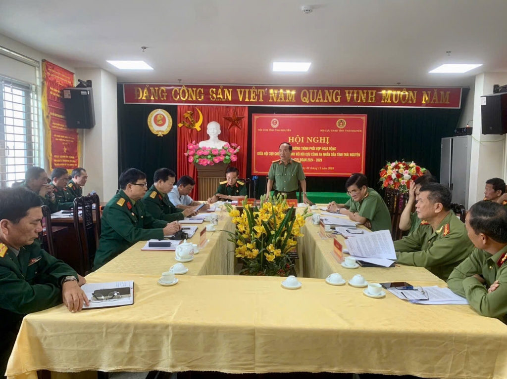 Hội Cựu CAND và Hội Cựu Chiến binh tỉnh Thái Nguyên ký kết chương trình phối hợp hoạt động Hội Cựu CAND và Hội Cựu Chiến binh tỉnh Thái Nguyên ký kết chương trình phối hợp hoạt động