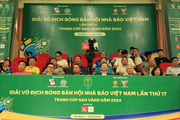 Bế mạc Giải Vô địch Bóng bàn Hội Nhà báo Việt Nam 2024