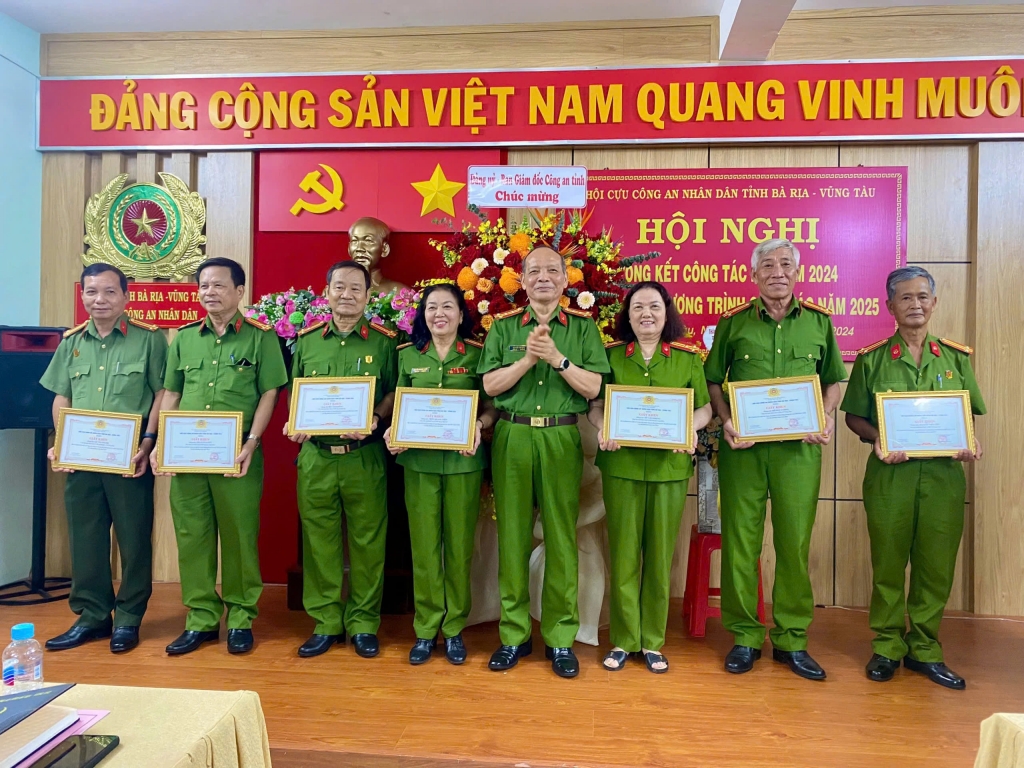 Bà Rịa - Vũng Tàu: Hội Cựu CAND tỉnh triển khai các hoạt động xã hội và xây dựng lực lượng công an