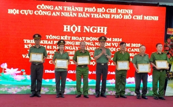 Hội Cựu CAND TP.HCM tham gia giữ gìn ANTT ở địa phương