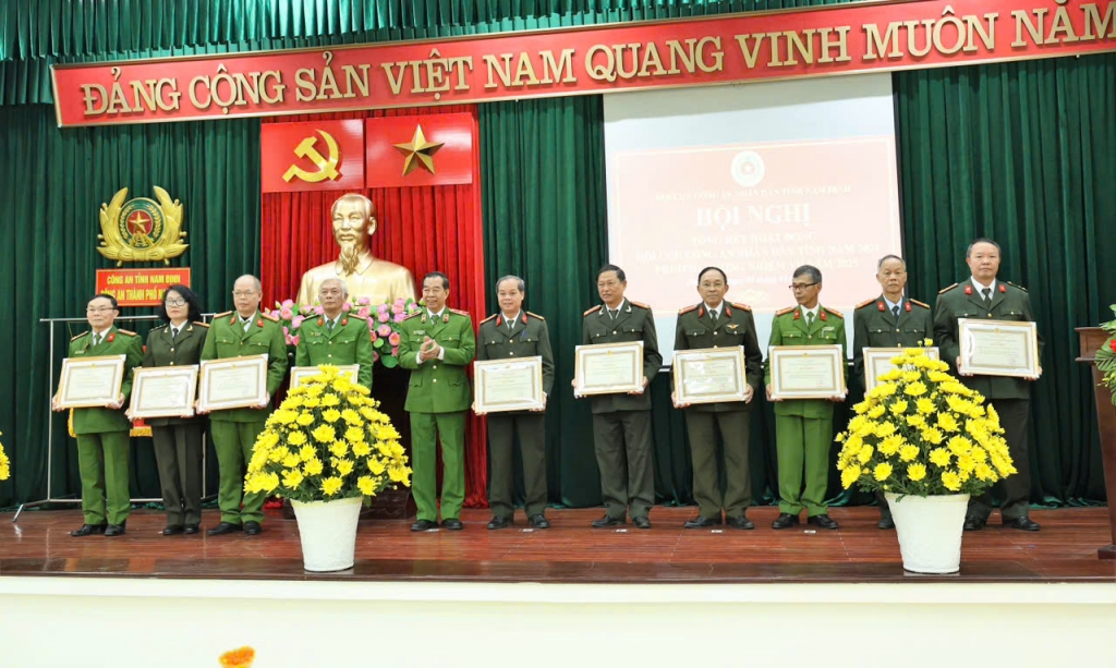 Hội Cựu CAND tỉnh Nam Định tổng kết hoạt động năm 2024, triển khai phương hướng hoạt động năm 2025