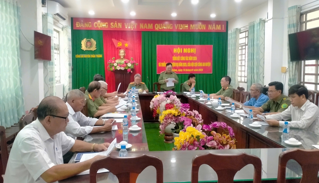 Kiên Giang: Hội Cựu CAND huyện Châu Thành tổng kết công tác năm 2024
