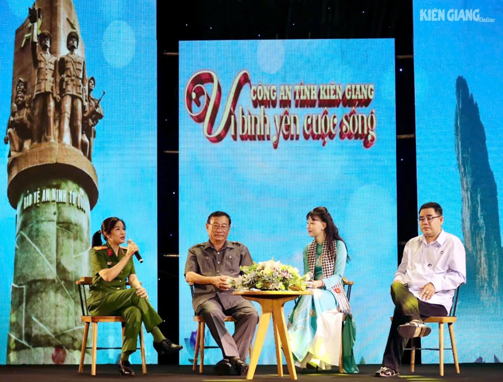 Bộ Công an tổ chức ghi hình chương trình nghệ thuật Vì bình yên cuộc sống tại Kiên Giang