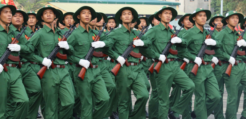 Diễu binh, diễu hành tái hiện lại trang sử hào hùng của dân tộc -0