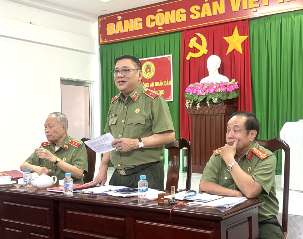 Hội Cựu CAND TP Cần Thơ sơ kết hoạt động tháng 4/2025