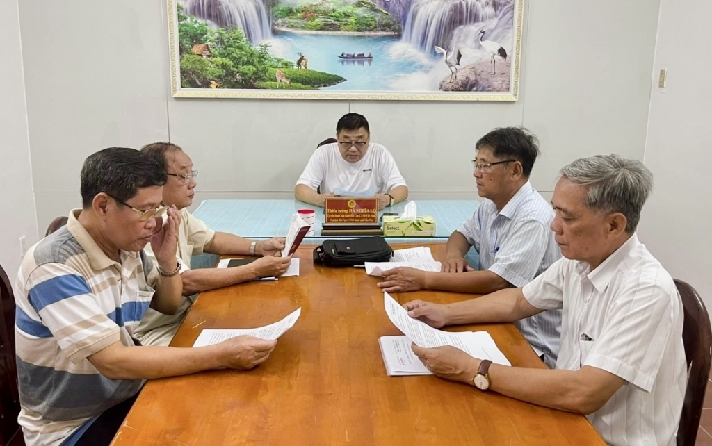 Ban Thường vụ Hội Cựu CAND TP Cần Thơ đóng góp sửa đổi Hiến pháp