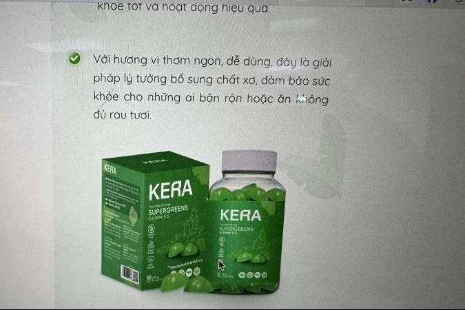 Kẹo Kera chứa chất Sorbitol có hại đến sức khỏe người dùng