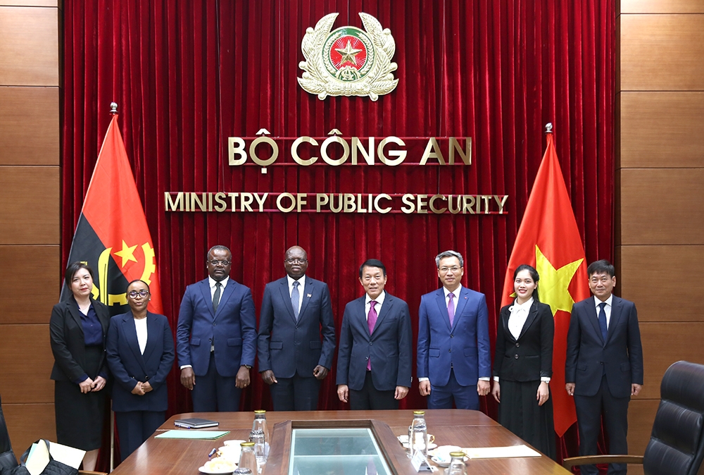Việt Nam - Angola củng cố quan hệ hợp tác về an ninh và pháp luật