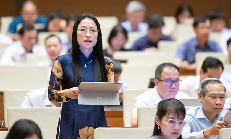 Đại biểu Quốc hội Trần Khánh Thu. Ảnh: Quochoi.vn