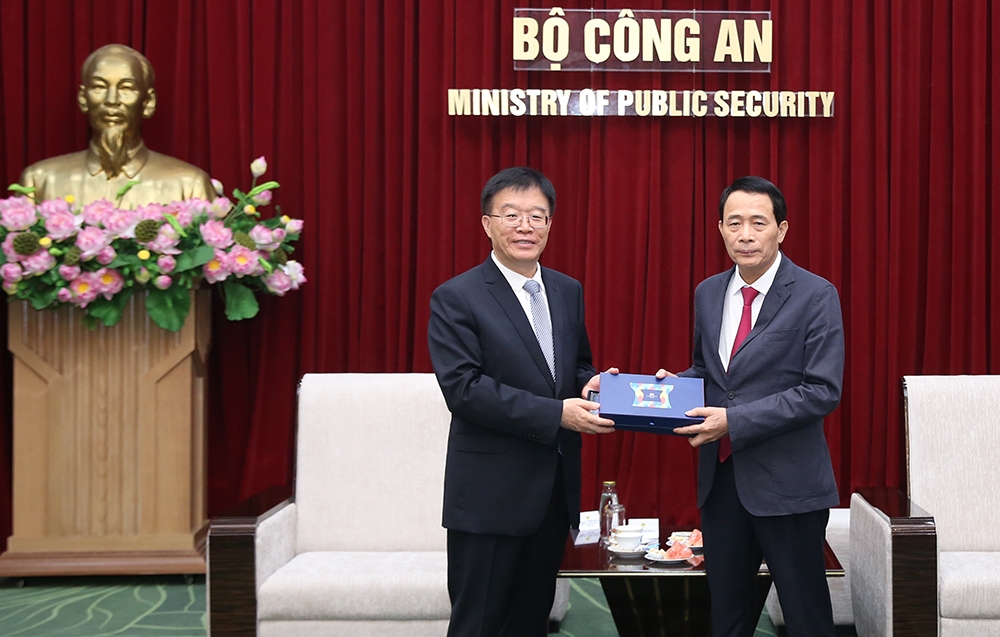 Tiếp tục đưa hợp tác phòng, chống tội phạm Việt Nam - Trung Quốc lên tầm cao mới