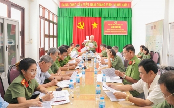 Hội Cựu CAND tỉnh Vĩnh Long sơ kết 6 tháng đầu năm 2025
