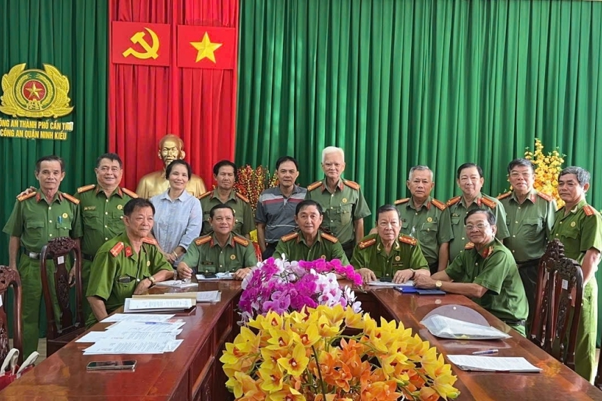 Cần Thơ: Hội Cựu CAND quận Ninh Kiều sắp xếp nhân sự cho các Chi hội phường trực thuộc sau khi sáp nhập