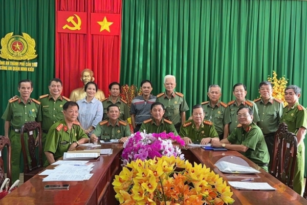 Cần Thơ: Hội Cựu CAND quận Ninh Kiều sắp xếp nhân sự cho các Chi hội phường trực thuộc sau khi sáp nhập