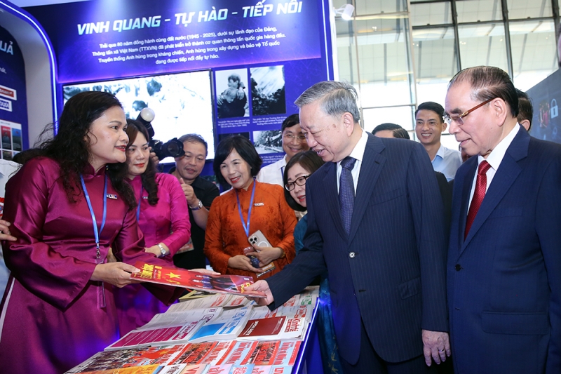 Tổng Bí thư Tô Lâm dự Lễ kỷ niệm trọng thể 100 năm Ngày Báo chí Cách mạng Việt Nam