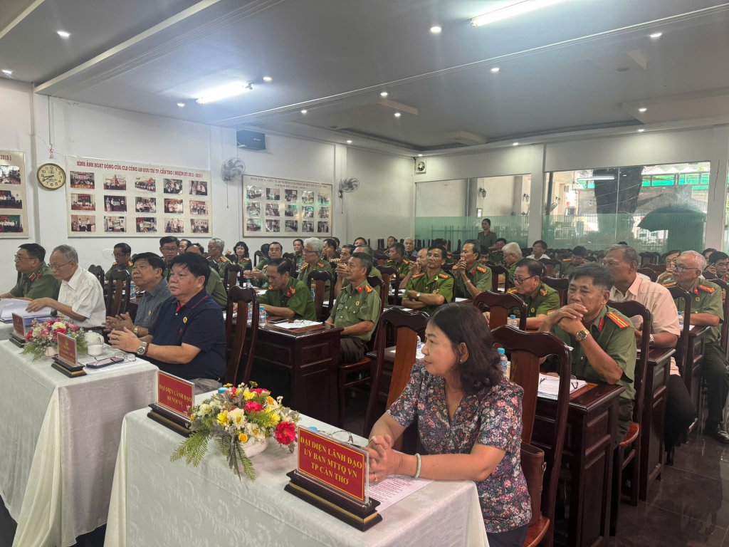 Sắp xếp tổ chức Hội Cựu CAND TP Cần Thơ, tỉnh Sóc Trăng và Hậu Giang sau sáp nhập