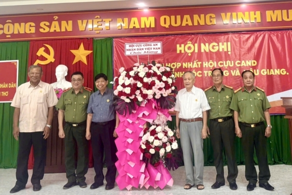 Sắp xếp tổ chức Hội Cựu CAND TP Cần Thơ, tỉnh Sóc Trăng và Hậu Giang sau sáp nhập