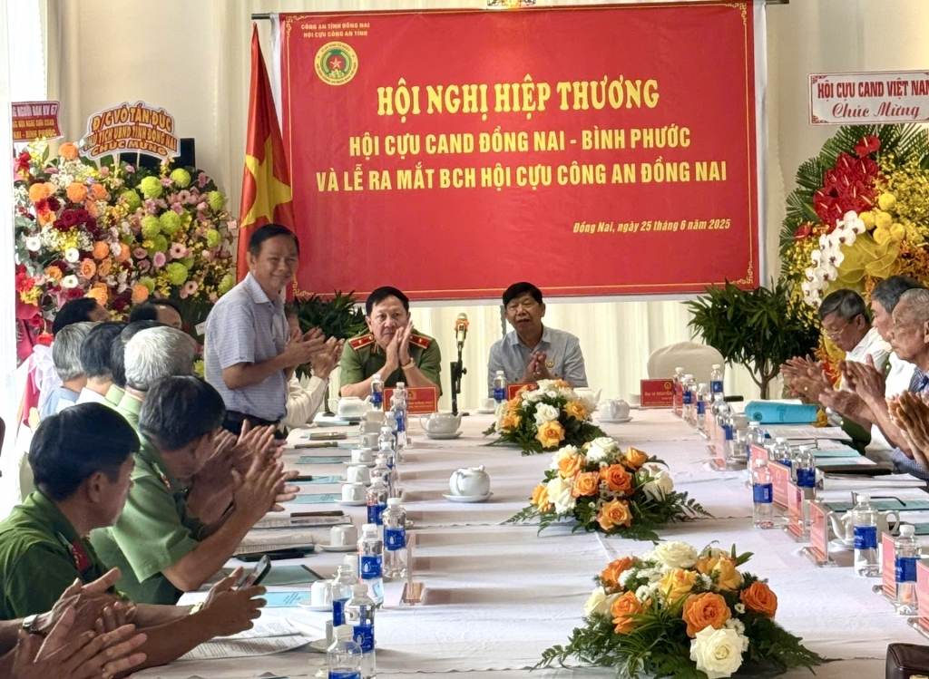 Hiệp thương ra mắt Ban Chấp hành Hội Cựu CAND tỉnh Đồng Nai giai đoạn mới