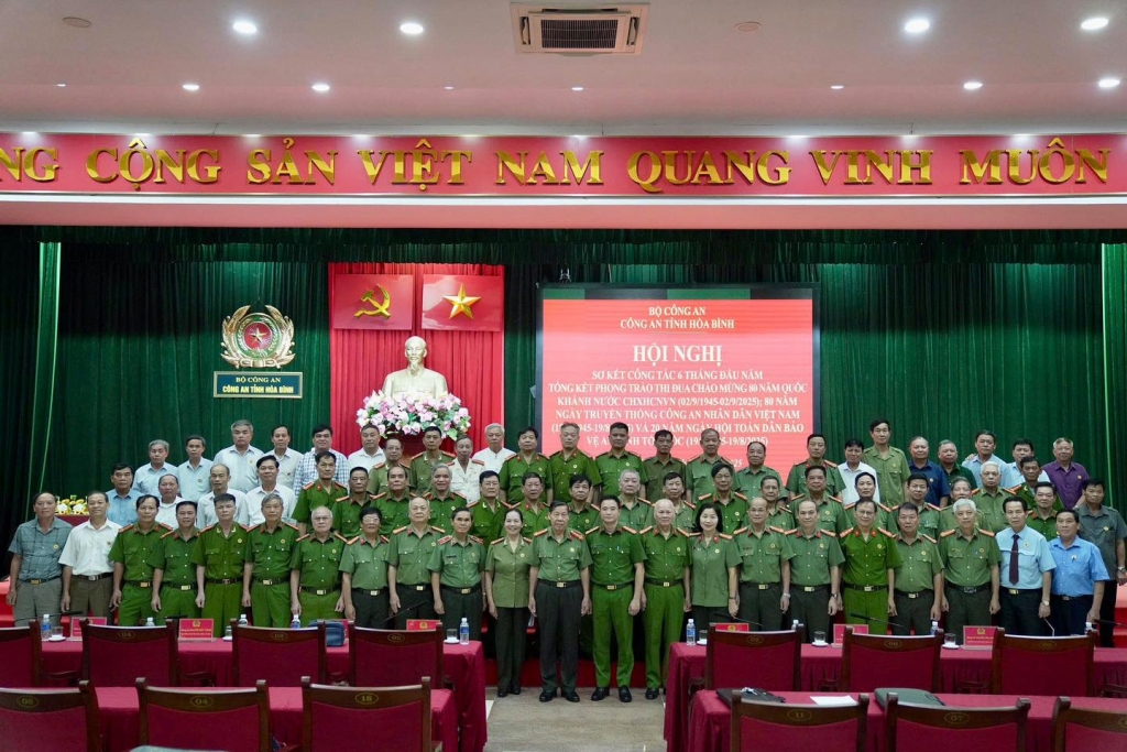 Hội Cựu CAND tỉnh Hòa Bình sơ kết công tác 6 tháng đầu năm 2025
