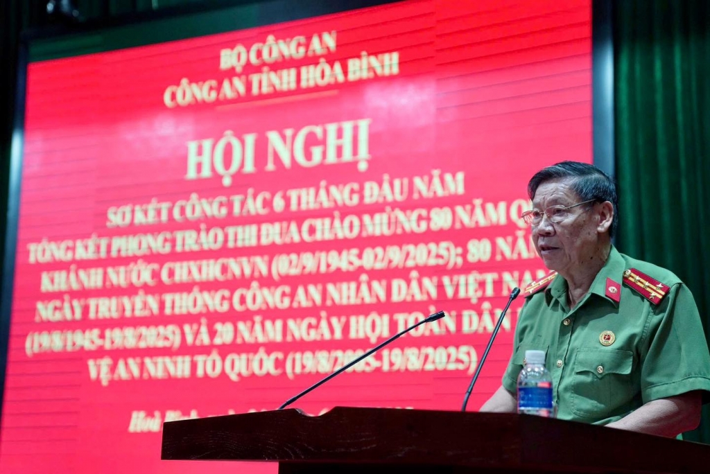 Hội Cựu CAND tỉnh Hòa Bình sơ kết công tác 6 tháng đầu năm 2025