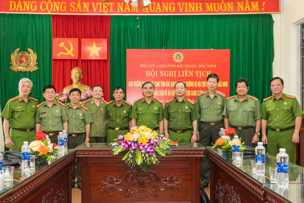 Xây dựng đề án sáp nhập Hội Cựu CAND tỉnh Bắc Giang và tỉnh Bắc Ninh