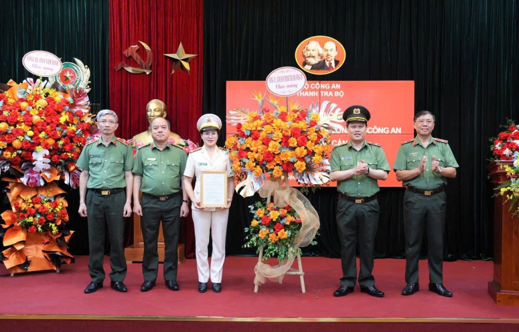 Điều động Phó Giám đốc Công an tỉnh Nam Định giữ chức vụ Phó Chánh Thanh tra Bộ Công an