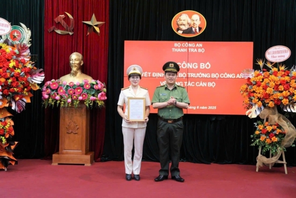 Điều động Phó Giám đốc Công an tỉnh Nam Định giữ chức vụ Phó Chánh Thanh tra Bộ Công an