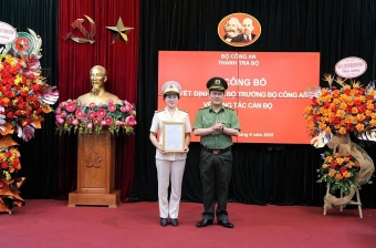 Điều động Phó Giám đốc Công an tỉnh Nam Định giữ chức vụ Phó Chánh Thanh tra Bộ Công an