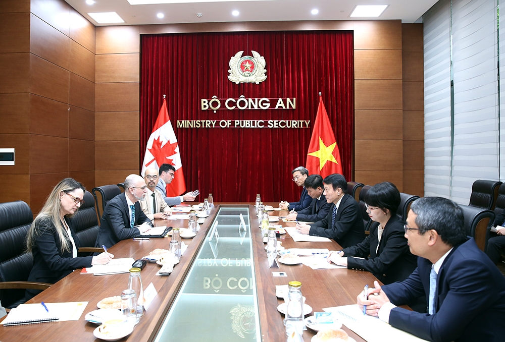 Việt Nam – Canada tiếp tục đẩy mạnh hợp tác an ninh, thực thi pháp luật