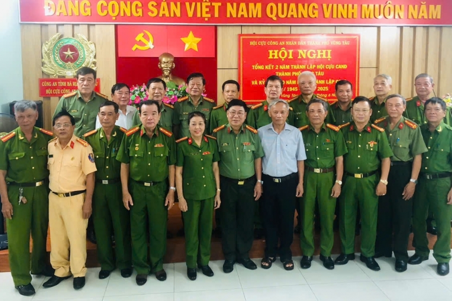 Hội Cựu CAND TP Vũng Tàu tổng kết 2 năm hoạt động