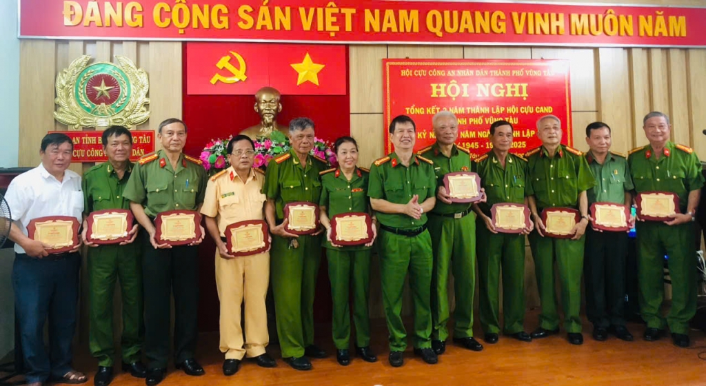 Hội Cựu CAND TP Vũng Tàu tổng kết 2 năm hoạt động