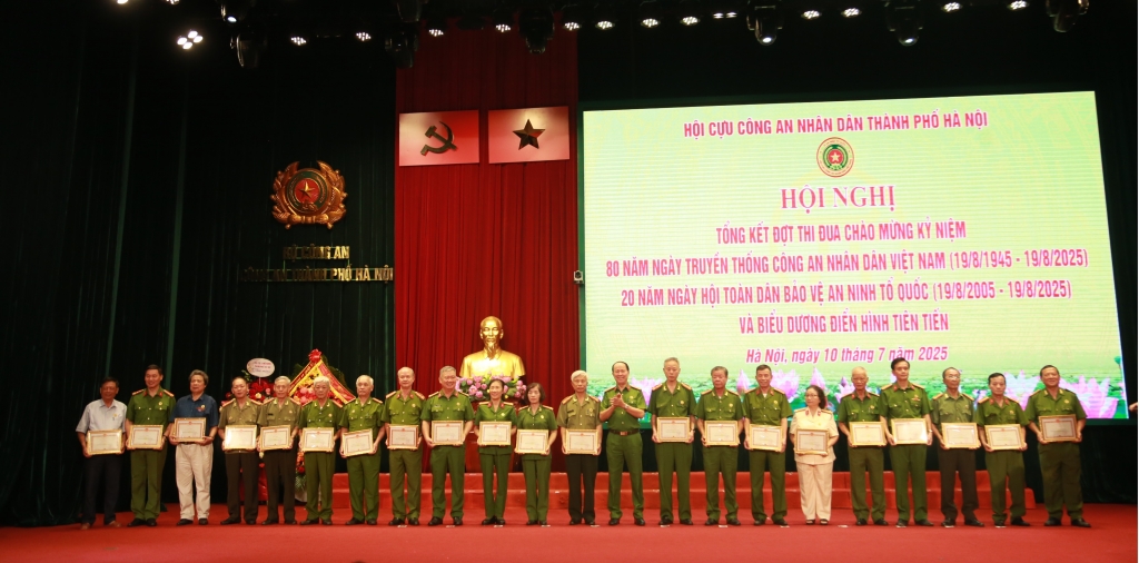 Hội Cựu CAND thành phố Hà Nội: Đơn vị đầu tiên công bố thành lập 126 Chi hội cấp xã