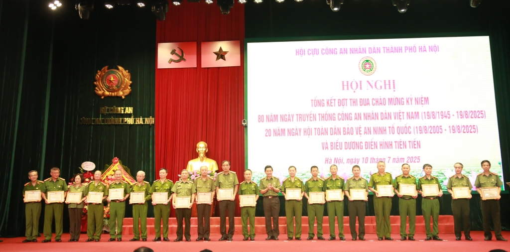 Hội Cựu CAND thành phố Hà Nội: Đơn vị đầu tiên công bố thành lập 126 Chi hội cấp xã