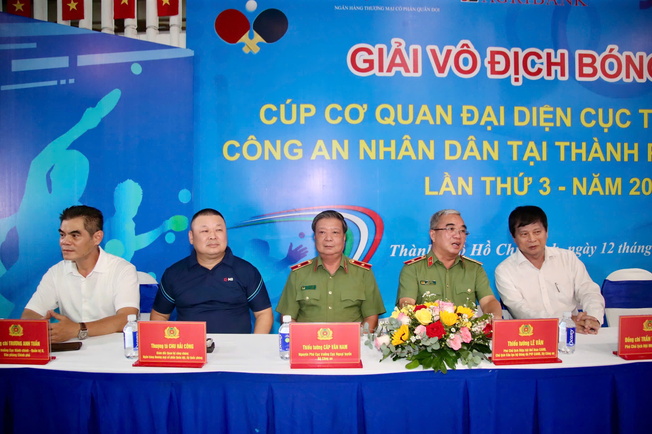 Sôi nổi Giải bóng bàn cúp Cơ quan đại diện Cục Truyền thông CAND tại TP.HCM