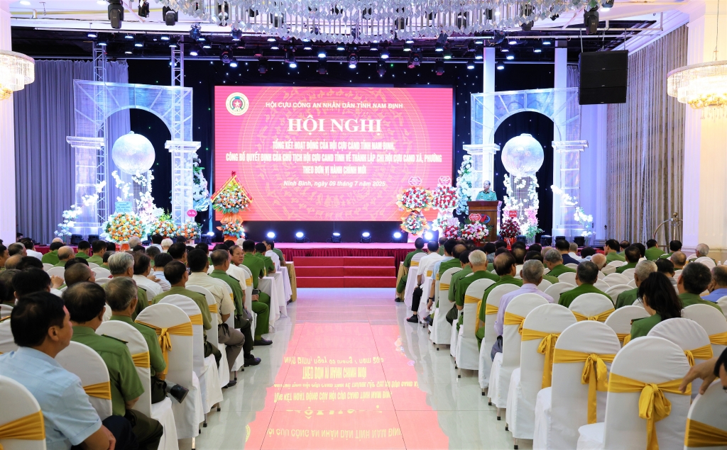 Hội Cựu CAND tỉnh Nam Định (cũ) tổng kết công tác Hội