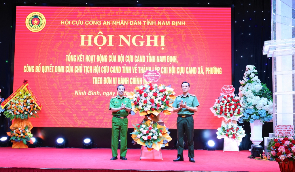 Hội Cựu CAND tỉnh Nam Định (cũ) tổng kết công tác Hội