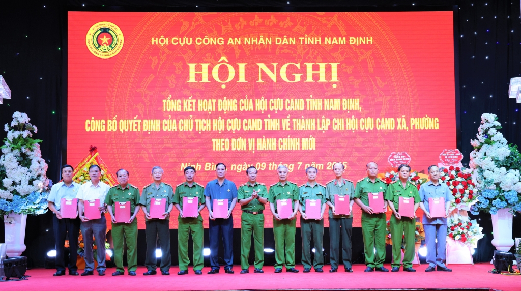 Hội Cựu CAND tỉnh Nam Định (cũ) tổng kết công tác Hội