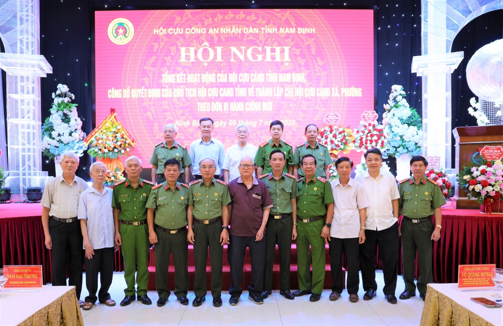 Hội Cựu CAND tỉnh Nam Định (cũ) tổng kết công tác Hội