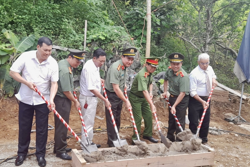 Hội Cựu CAND tỉnh Lạng Sơn xây nhà tình nghĩa cho hội viên