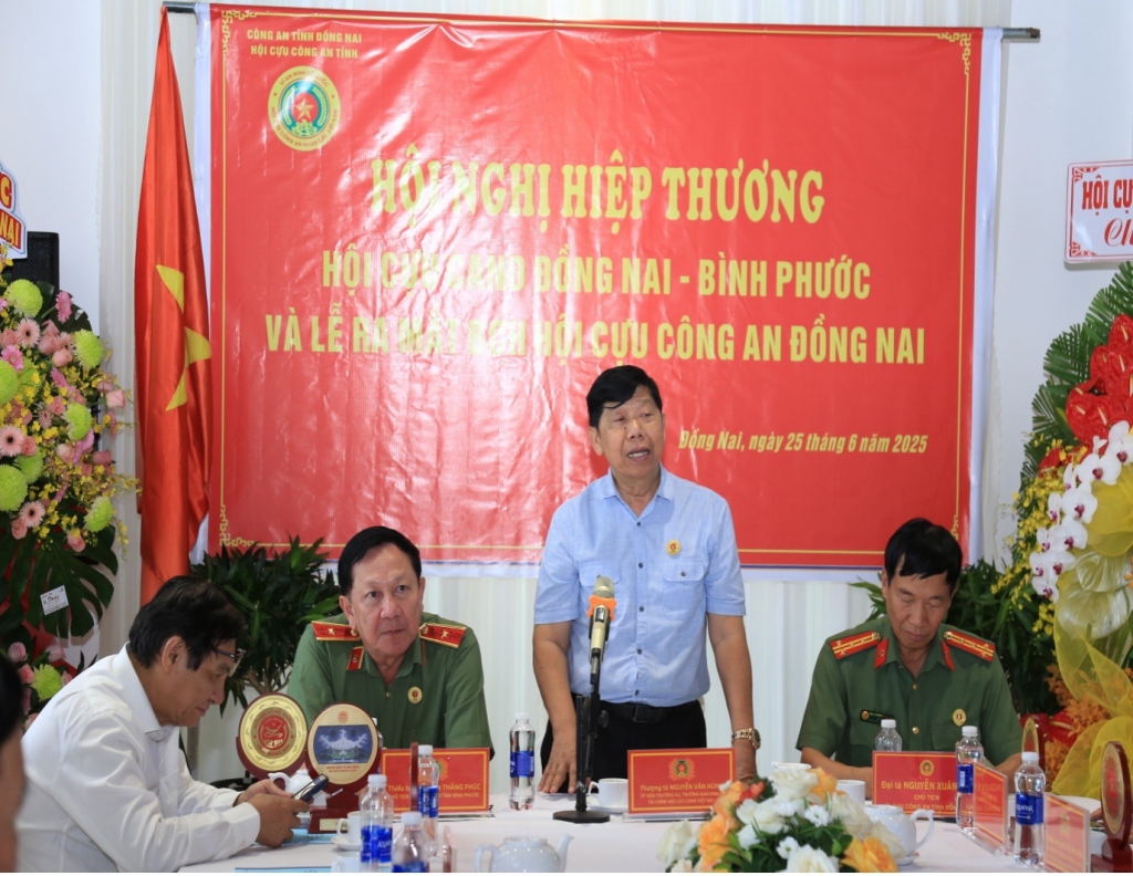 Đại tá Nguyễn Xuân Kim tiếp tục làm Chủ tịch Hội Cựu CAND tỉnh Đồng Nai khoá I