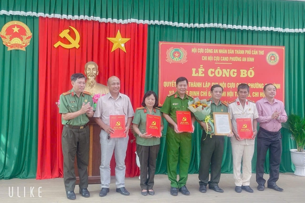 Cần Thơ: Thành lập Chi hội Cựu CAND phường An Bình sau sáp nhập