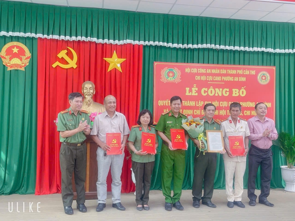 Cần Thơ: Thành lập Chi hội Cựu CAND phường An Bình sau sáp nhập