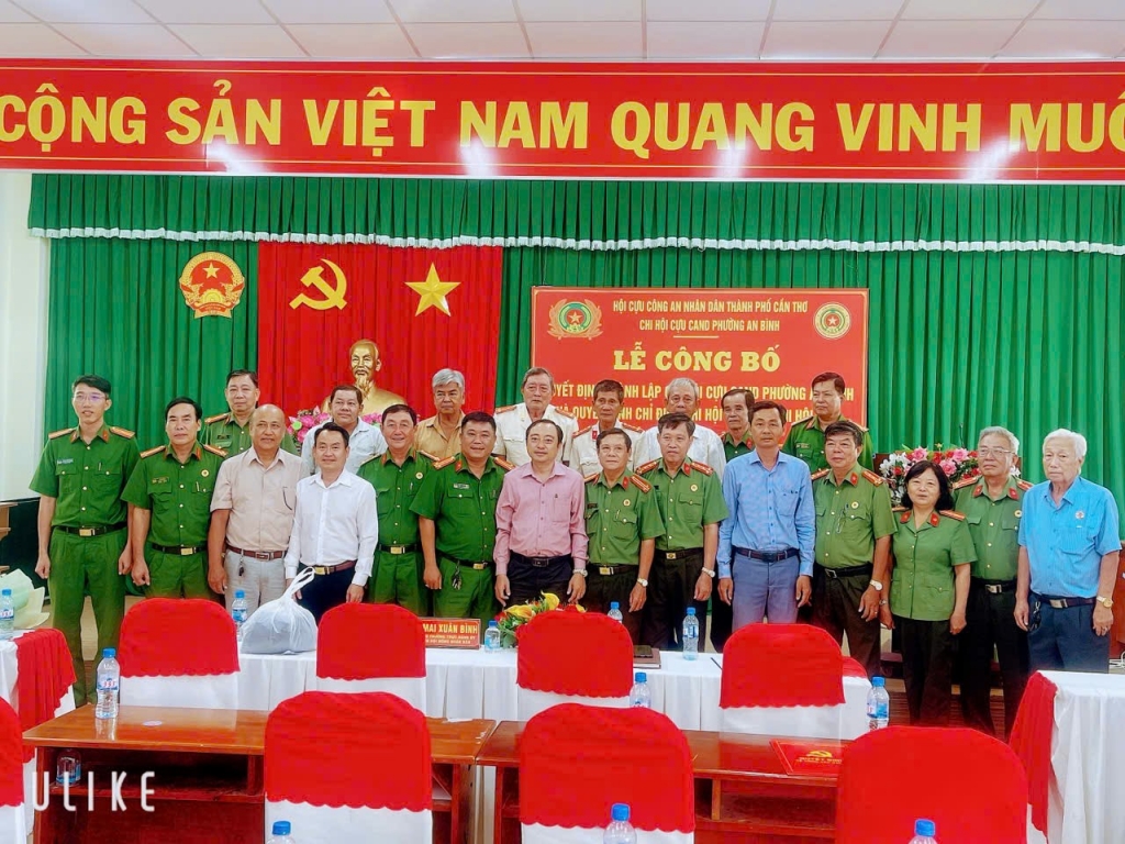 Cần Thơ: Thành lập Chi hội Cựu CAND phường An Bình sau sáp nhập