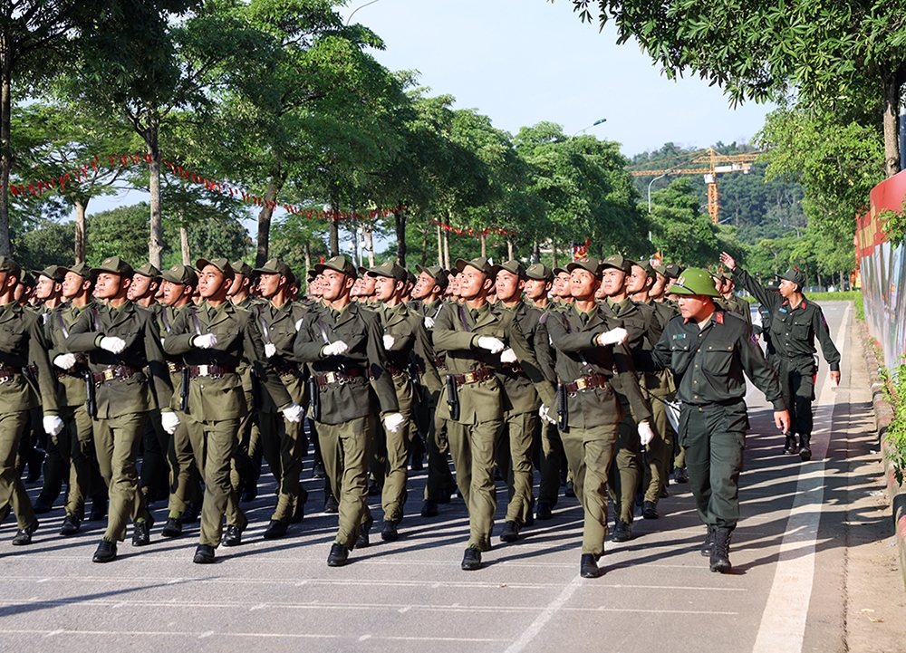 Tiếp lửa tinh thần cho CBCS CAND tham gia diễu binh A80