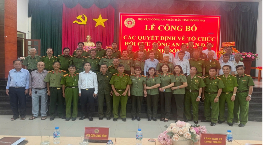 Hội Cựu CAND tỉnh Đồng Nai kiện toàn tổ chức sau sáp nhập đơn vị hành chính mới