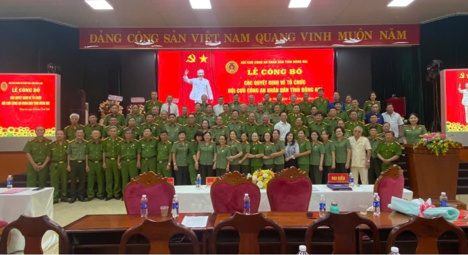 Hội Cựu CAND tỉnh Đồng Nai kiện toàn tổ chức sau sáp nhập đơn vị hành chính mới