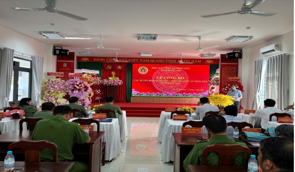 Hội Cựu CAND tỉnh Đồng Nai kiện toàn tổ chức sau sáp nhập đơn vị hành chính mới
